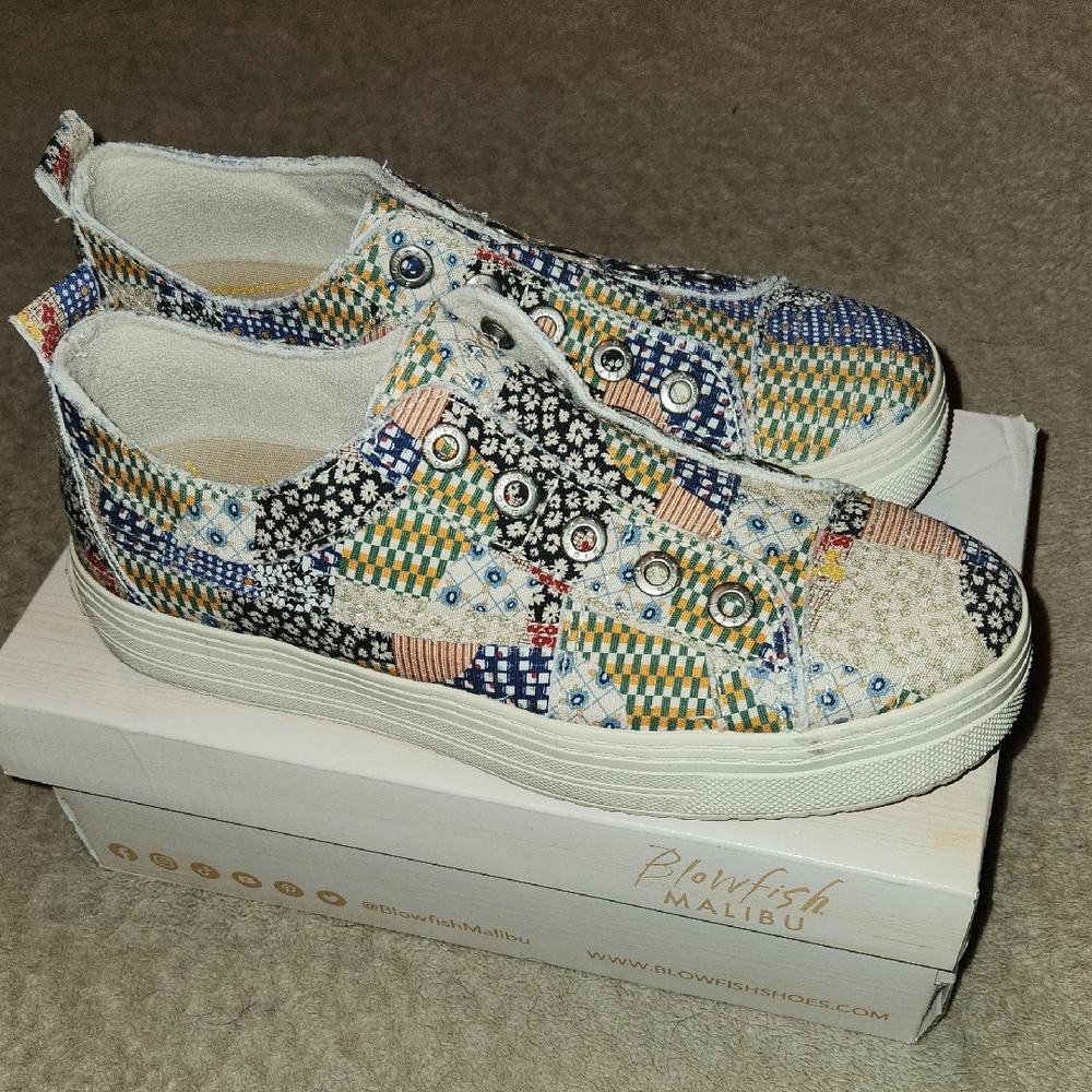 Blowfish Multicolor Patchwork Sneakers - image 1